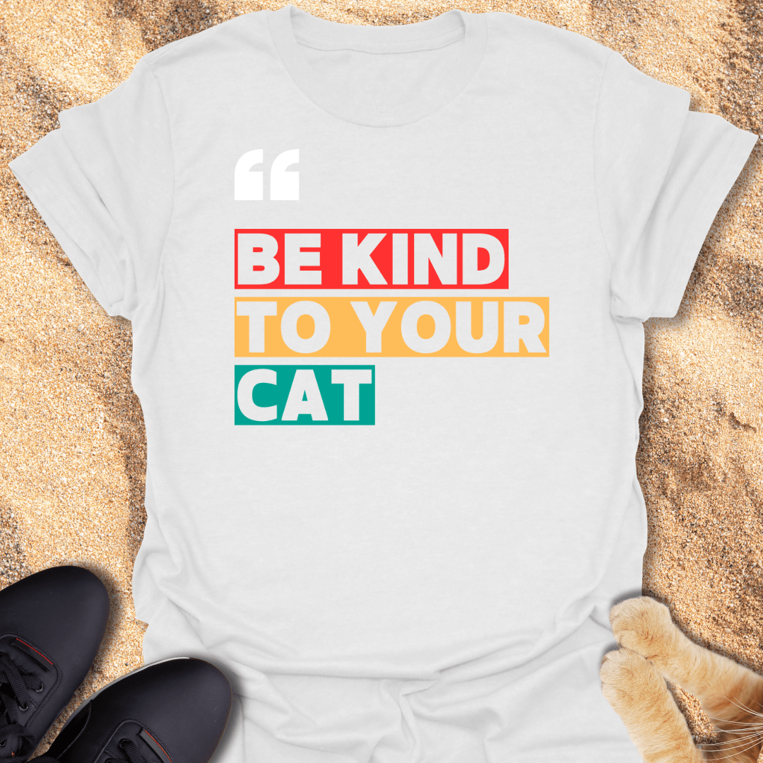 "Kindness Starts with Cats" T-Shirt 66156355847339381375