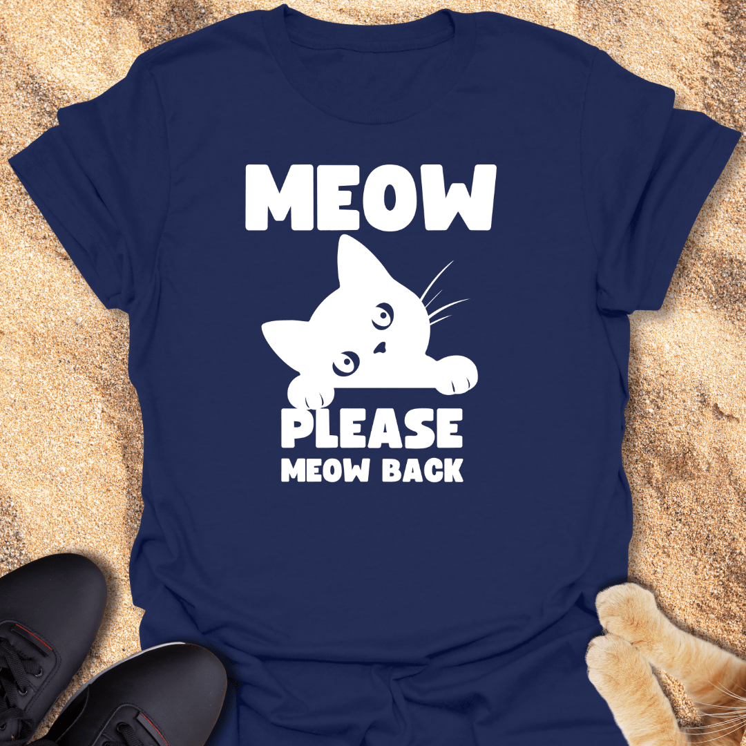 Meow Back, It’s Only Polite T-Shirt 47403654027891738418