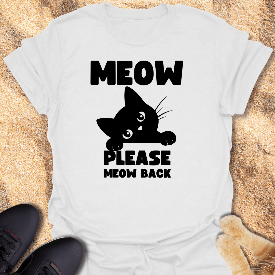 Meow Back, It’s Only Polite T-Shirt 12935495617664987189