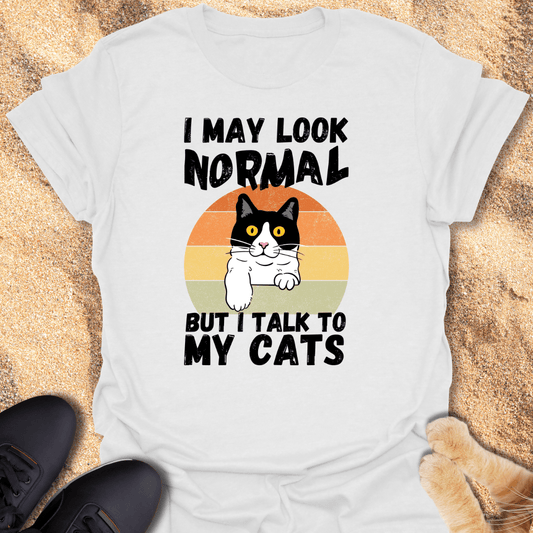 Not Normal, Just Cat-Talk T-Shirt 22461177841616497335