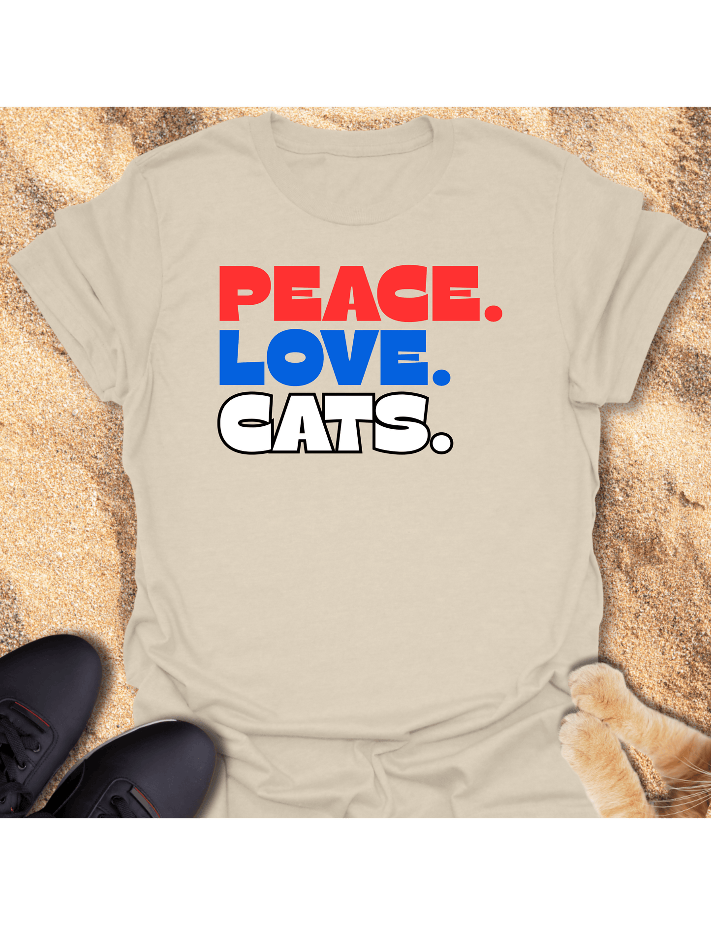 Peace. Love. Cats. T-Shirt 21414828553974300985