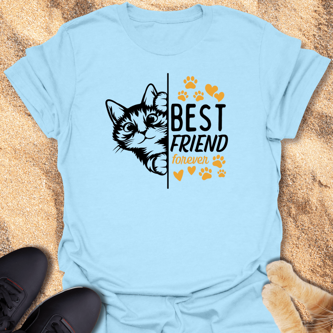 Peek-a-Boo Cat Bestie! T-Shirt 24833039181187396646