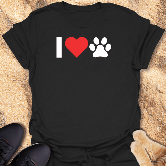 Purr-fectly Pawsome Love T-Shirt 62904278965206779457