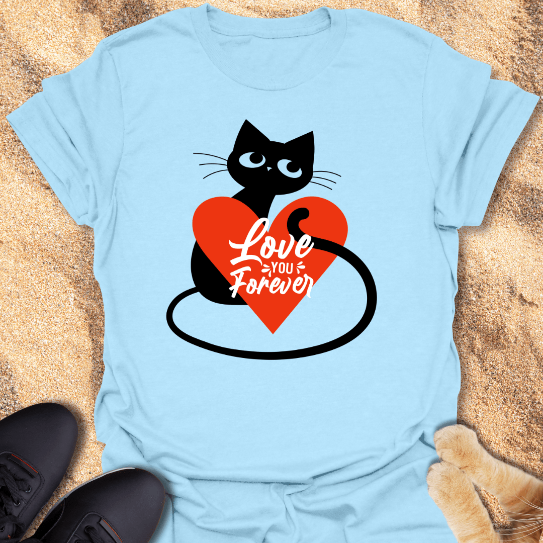 Purrfect Love Forever T-Shirt 28015269898742150222