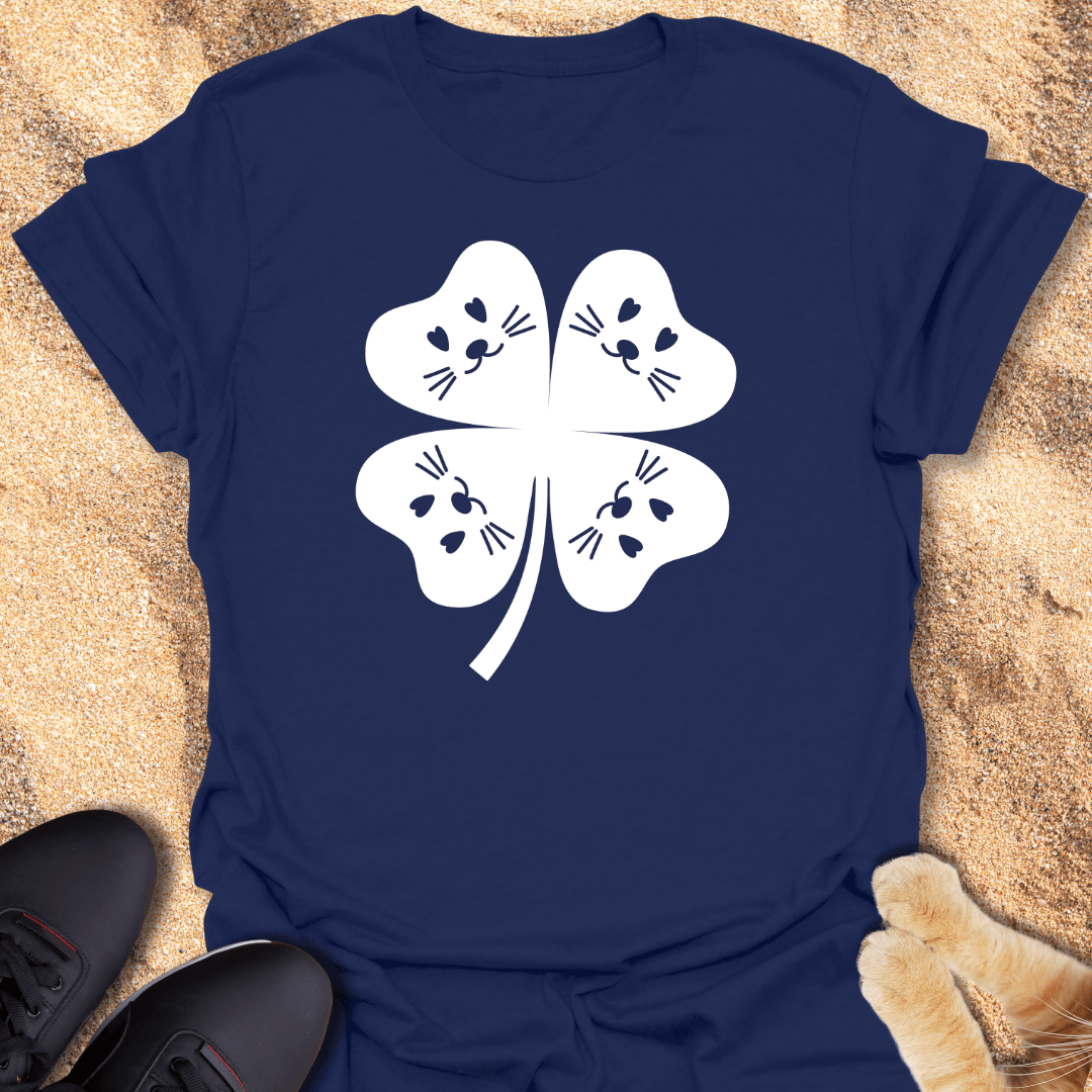 Purrfect Luck in Every Leaf T-Shirt 30545355167512077079