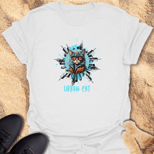Street Smart Urban Cat T-Shirt 74521951506424537621