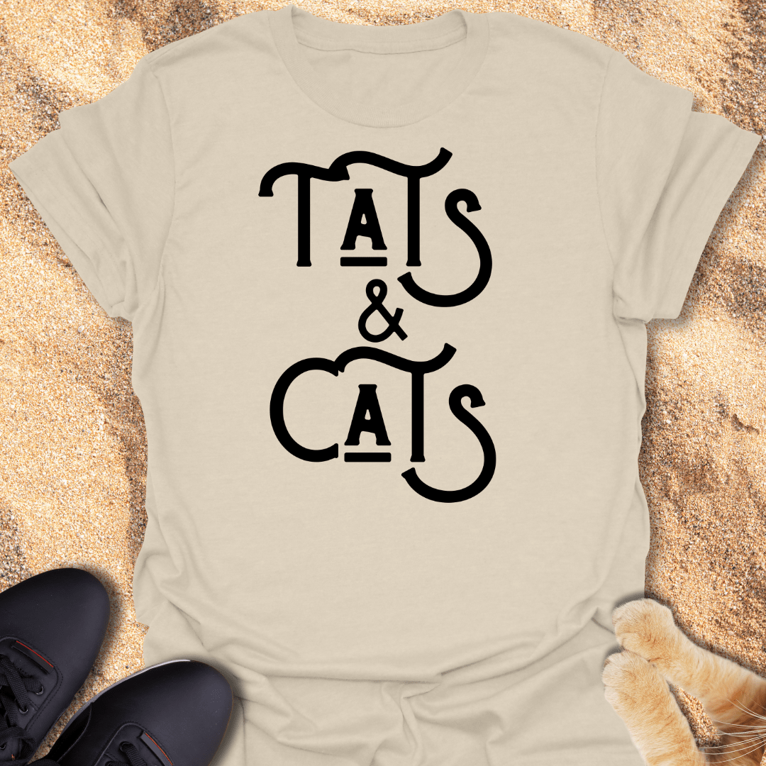 Tats & Cats – Meows & Ink Forever T-Shirt 24726066177969398440