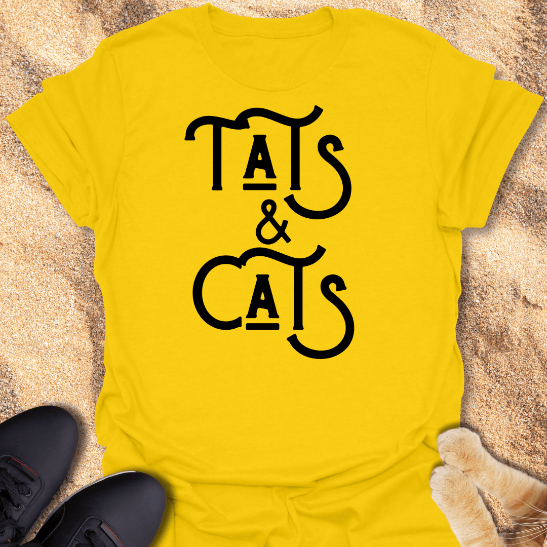 Tats & Cats – Meows & Ink Forever T-Shirt 15098317506979766756