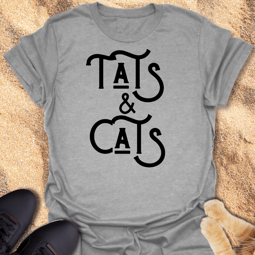 Tats & Cats – Meows & Ink Forever T-Shirt 15659373431577557257